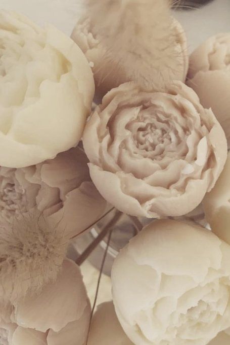 Pivoine en cire